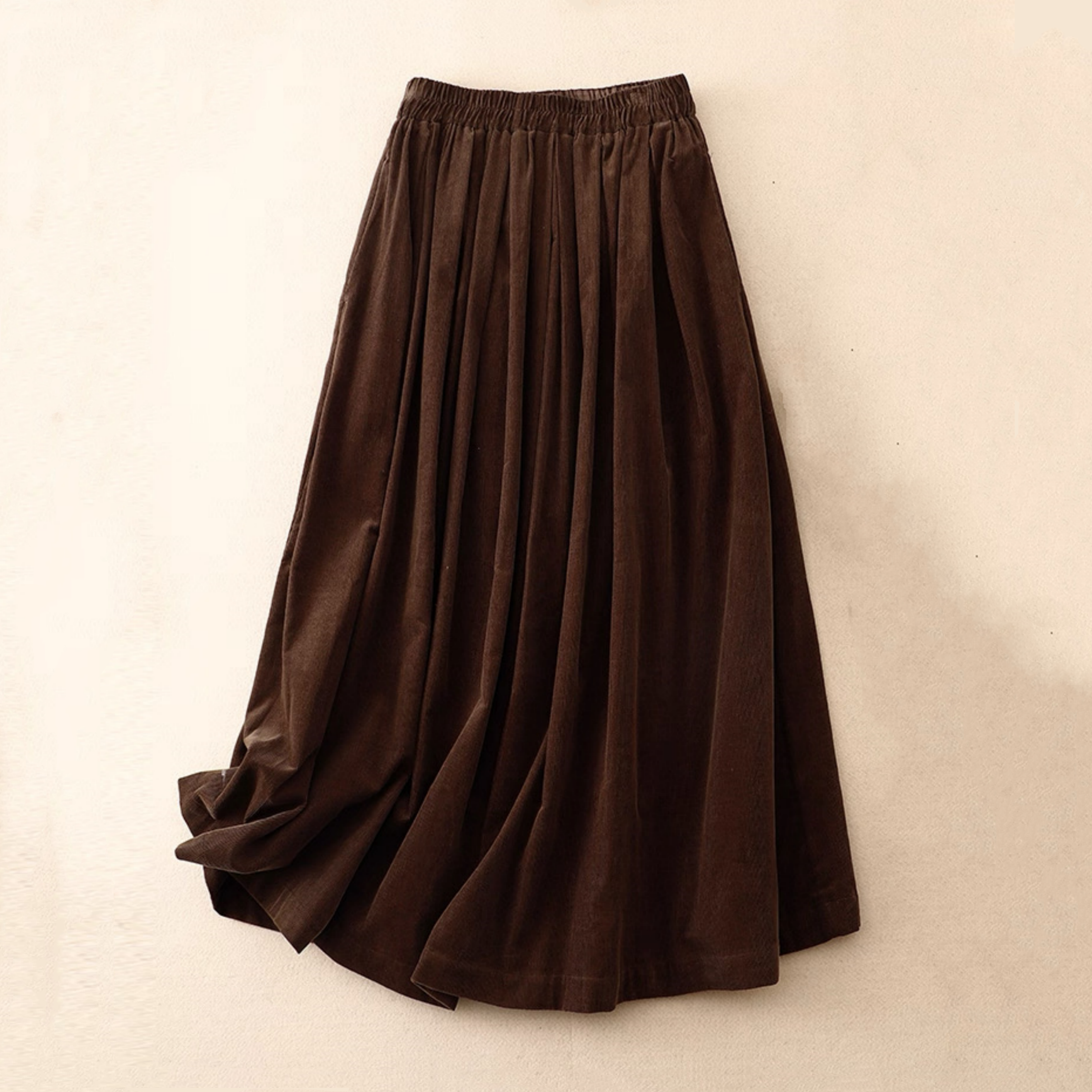 通勤・コーデュロイ生地・スカート・大人可愛い・レディース・お出かけ・秋・冬