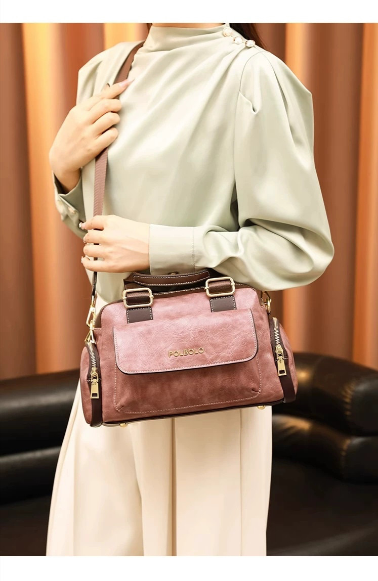 成人式 大容量 パッチワーク ファー ボア 通勤 A4 帆布 ミニトート キャメル プレゼント 母の日・2way・バッグ