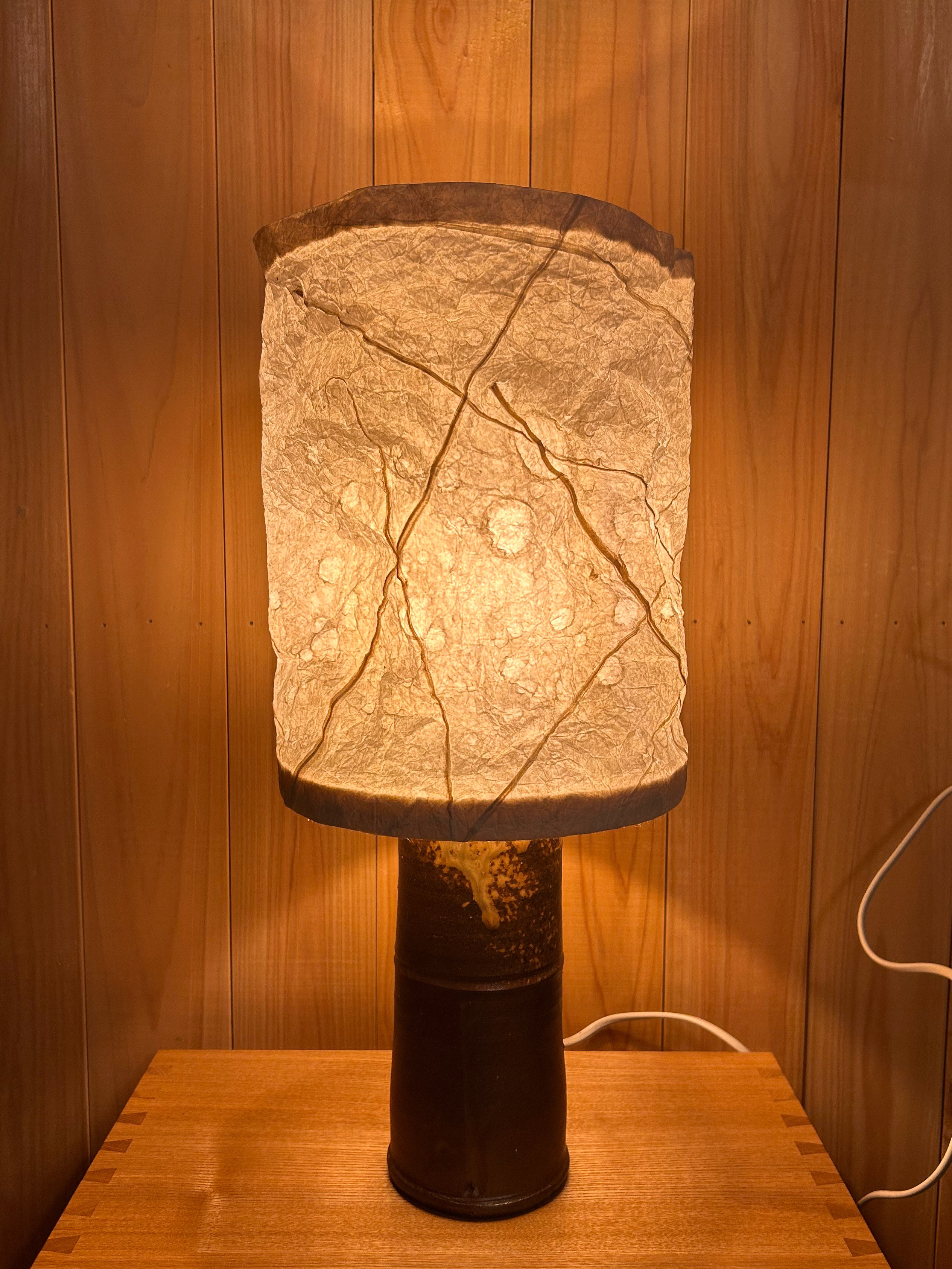 和紙照明/間接照明/灯り/ランプシェード/テーブルランプ/和モダン/ジャパンディ/ホテル/アート/シワ【シェードのみ】