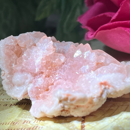 アルゼンチン産 ピンクアメジスト ラフストーン 原石 クラスター 紫