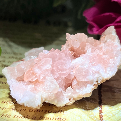 アルゼンチン産 ピンクアメジスト ラフストーン 原石 クラスター 紫