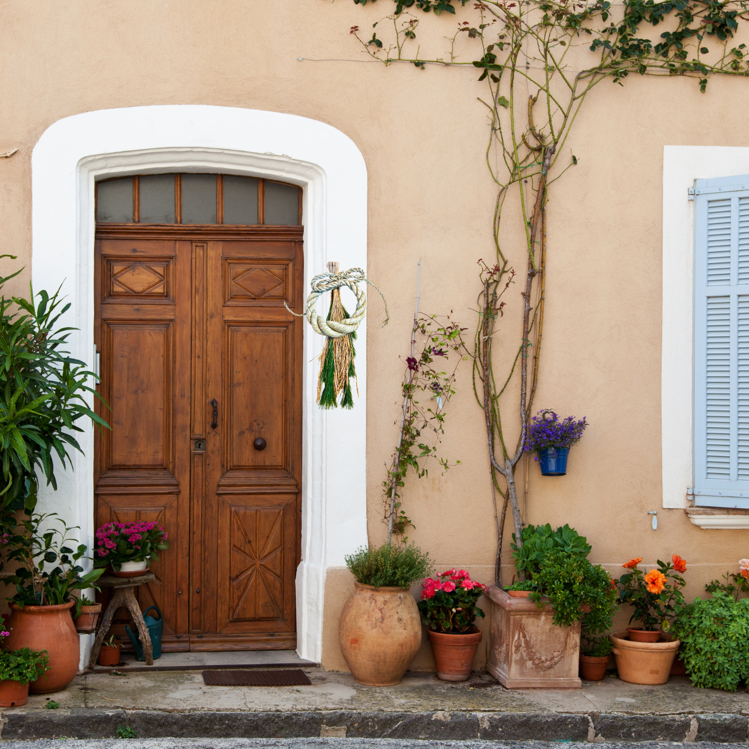 NEKOMI 新作　正月飾り しめ縄【雅シリーズ】特大雲流稲穂松