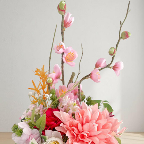 【特大 和モダンアレンジメント】光触媒加工／正月飾り 開店祝い・エントランス装飾 特大 和モダンアレンジメント】光触媒加工／正月飾り 開店祝い