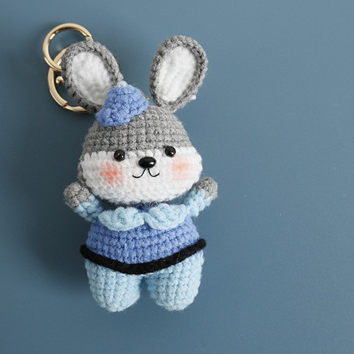 毛糸 手作り 編みぐるみ ニット キーホルダー バッグチャーム 誕生日