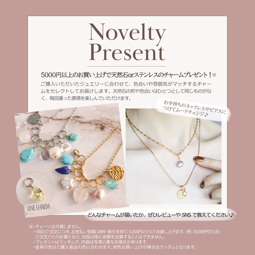 ローズネックレス / 薔薇モチーフ ネックレス ステンレス製 金属