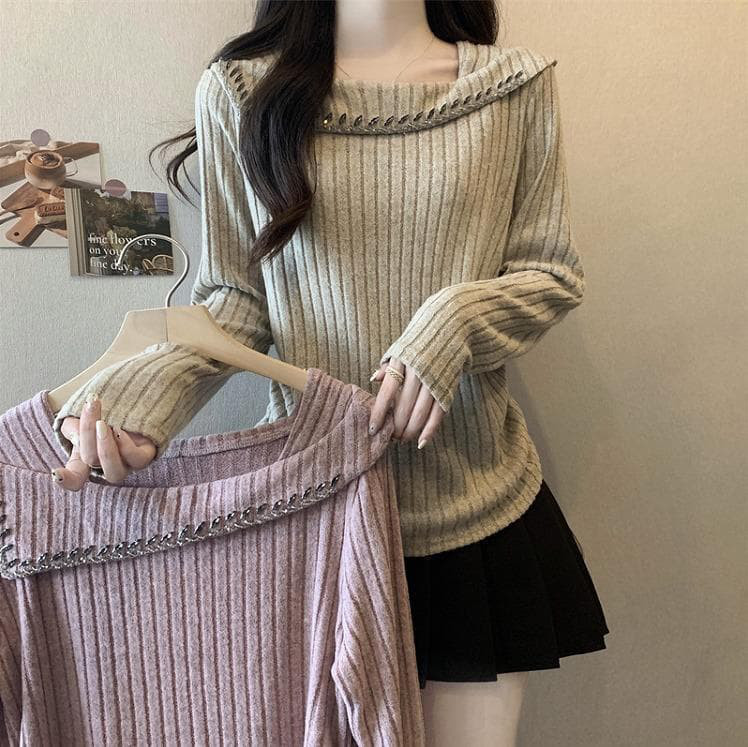 大きいサイズ レディース ニット　トップス　春 秋冬 新品 長袖