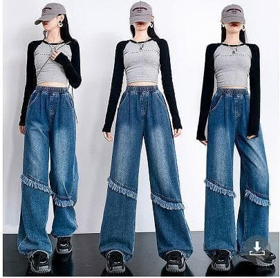 大きいサイズ レディース デニム　パンツ　春 秋冬 新品