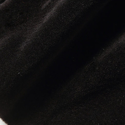 新品限定☆最高級フォックスファー襟付き羊毛ロングコート帽子付 黒