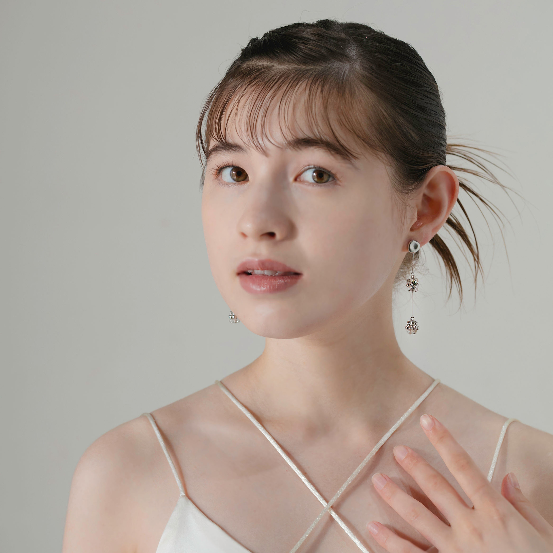 《全12種》選べる2連ロングイヤリング　メタル