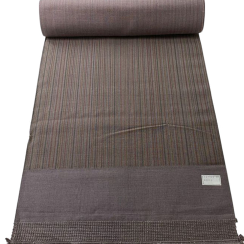 着物反物* 辻ヶ花と灰紫縞 大人の兵児帯 半幅帯 長尺470cm 和装小物