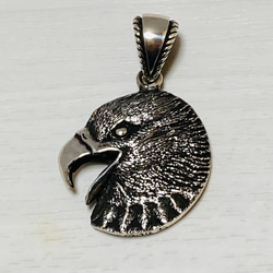 iron gaze eagle》イーグルペンダント｜silver925・燻し仕上げ・猛禽の