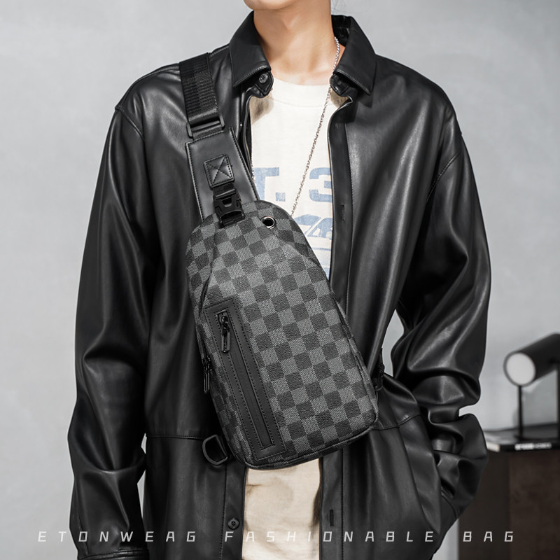 新型防水耐摩耗胸バッグ男性バッグカジュアルファッションリュックサックショルダーバッグビジネスバッグファッシ