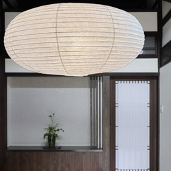 径45㎝丸杉皮入和紙灯具付提灯照明ペンダント 杉皮入り和紙提灯ペンダント径45㎝丸灯具付き その他素材 けん 通販