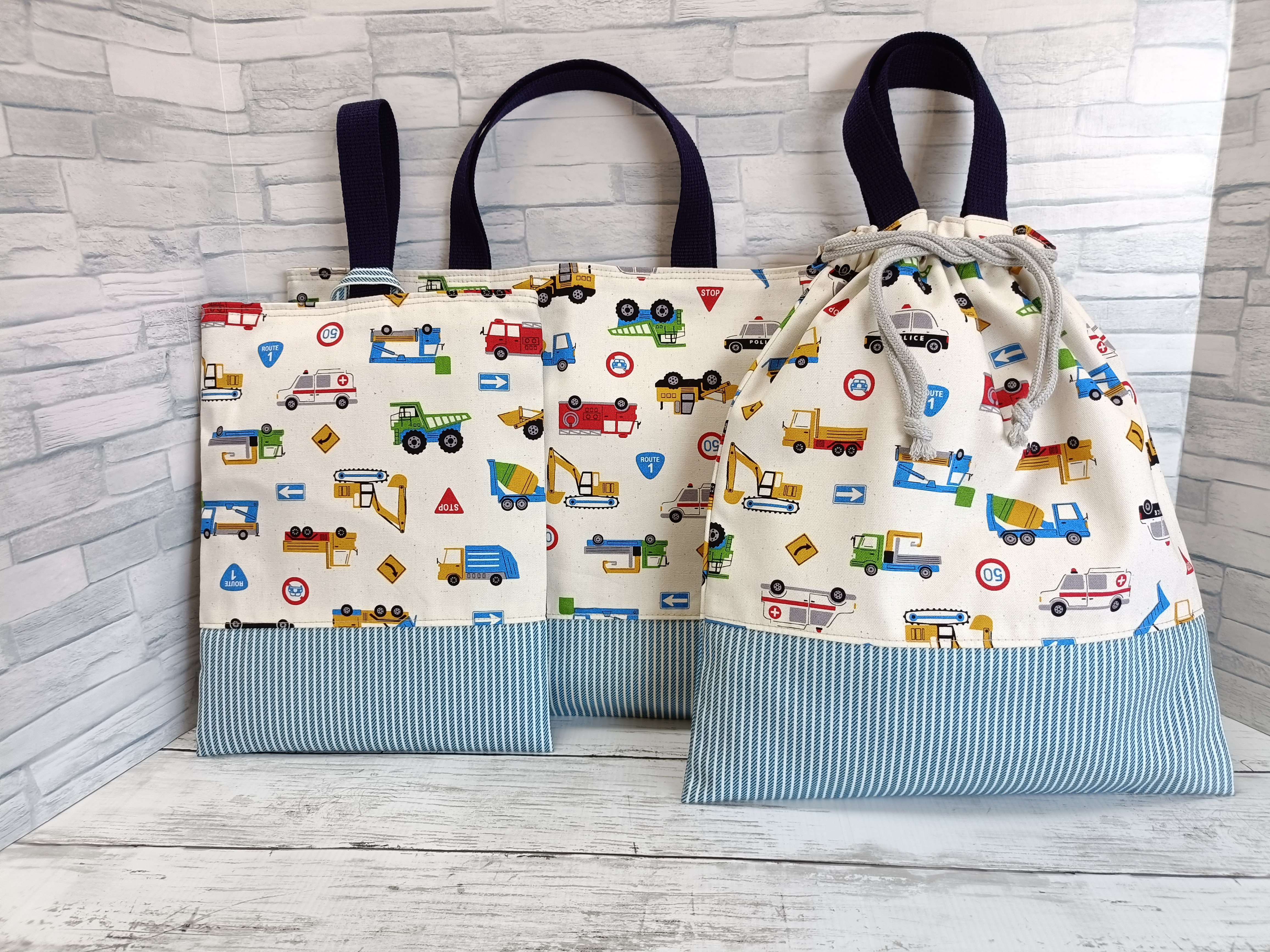 入園入学セット★ はたらきく車たくさん柄♪ 入園入学2026