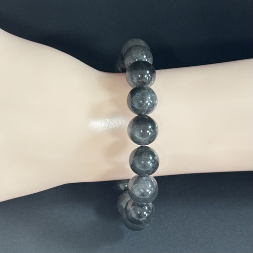 ブラックオーラライト23 ブレスレット✨️希少石✨️高品質天然石【石
