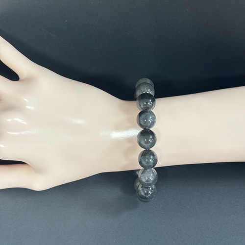 ブラックオーラライト23 ブレスレット✨️希少石✨️高品質天然石【石