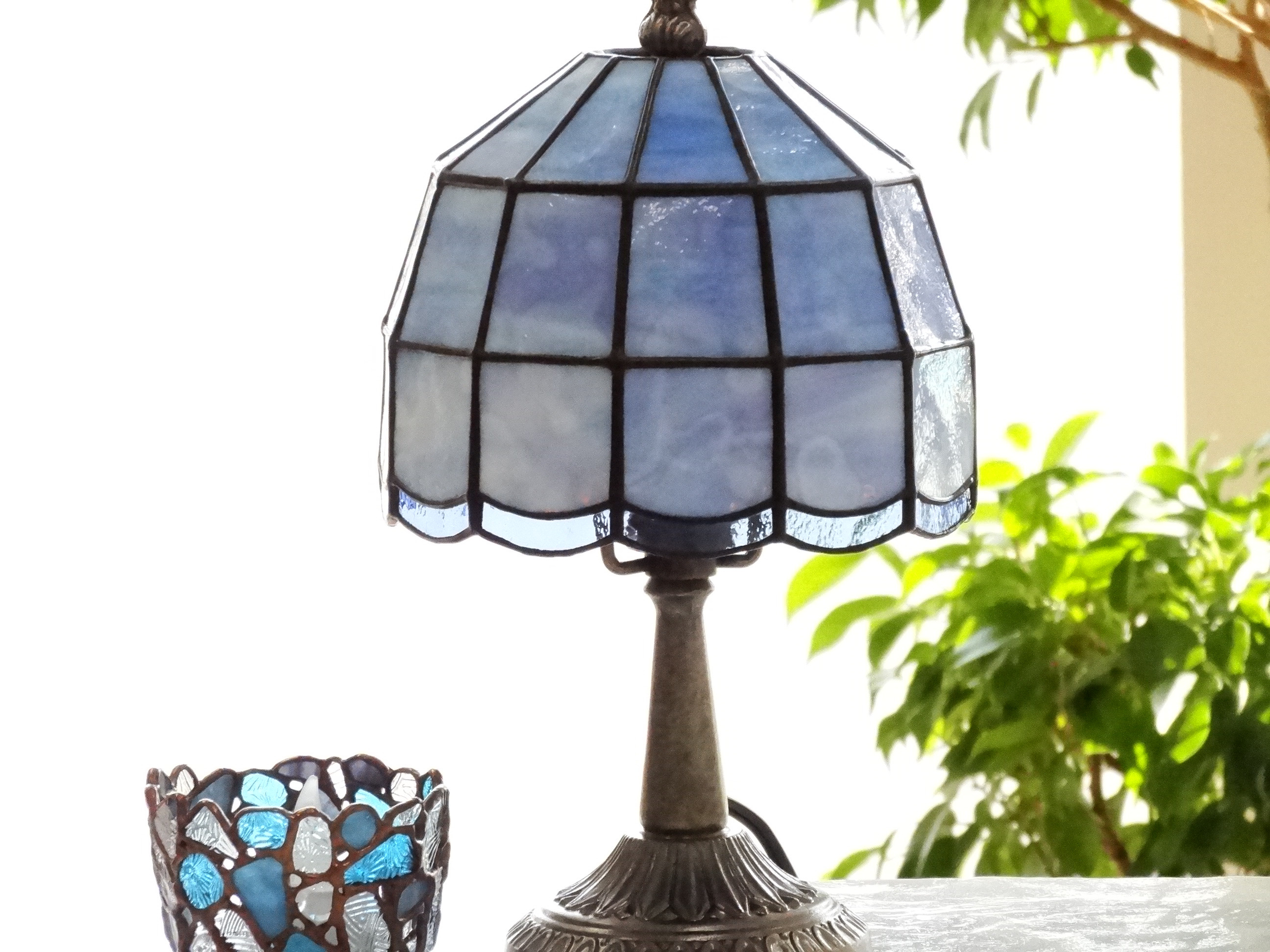 テーブルランプ・癒しのブルー