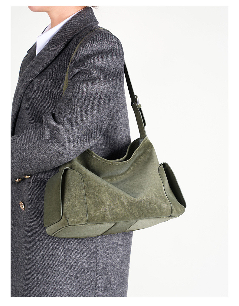 自然な艶を楽しむ植鞣しレザートート｜大人のための2WAYショルダーバッグ