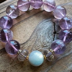 ◇緑瑪瑙龍神天珠＆ドラゴンアゲート（龍紋瑪瑙）のブレスレット⁡ 9000