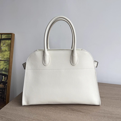 シボ加工牛革 ハンドバッグ｜上質レザー×シンプルデザイントットバッグ 
