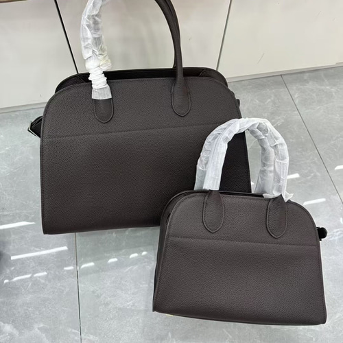 シボ加工牛革 ハンドバッグ｜上質レザー×シンプルデザイントットバッグ