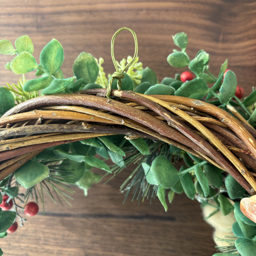 森にひらく 新年の輪 ― hare no oto｜ナチュラルなお正月リース ―迎春