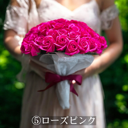 サヴォンローズM(70本)選べる18色｜咲き続ける高級ブーケ ソープ