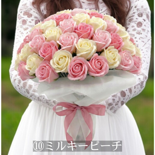 サヴォンローズM(70本)選べる18色｜咲き続ける高級ブーケ ソープ