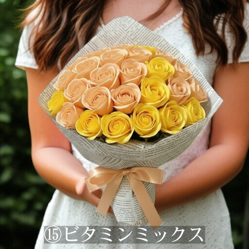 サヴォンローズS(50本)18色｜永遠に咲く贅沢な薔薇の花束　ソープフラワー