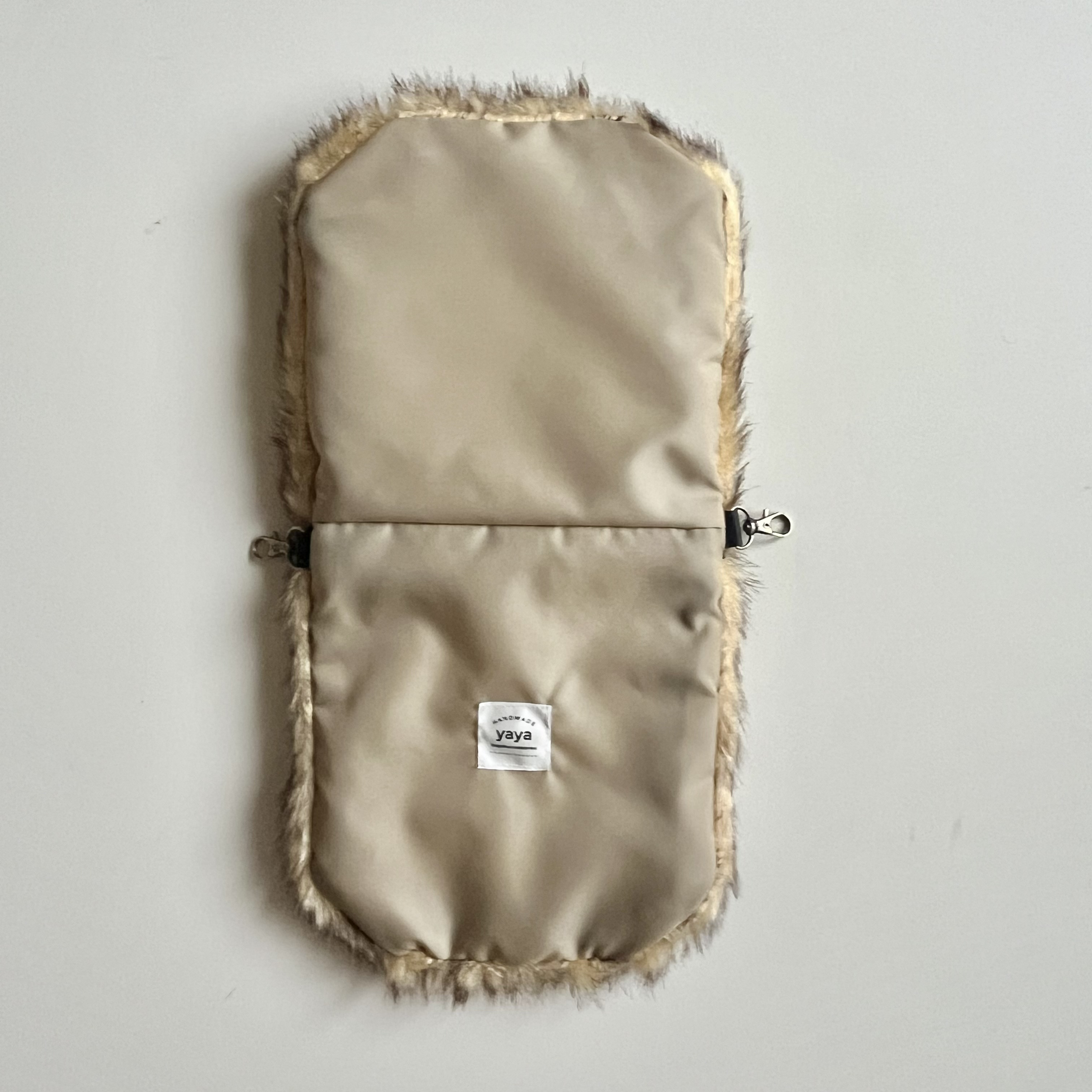 【Creema限定新春福袋2026＜竹＞】リボンショルダー＆フラワー柄ミニバッグ・エコファーカバーセット