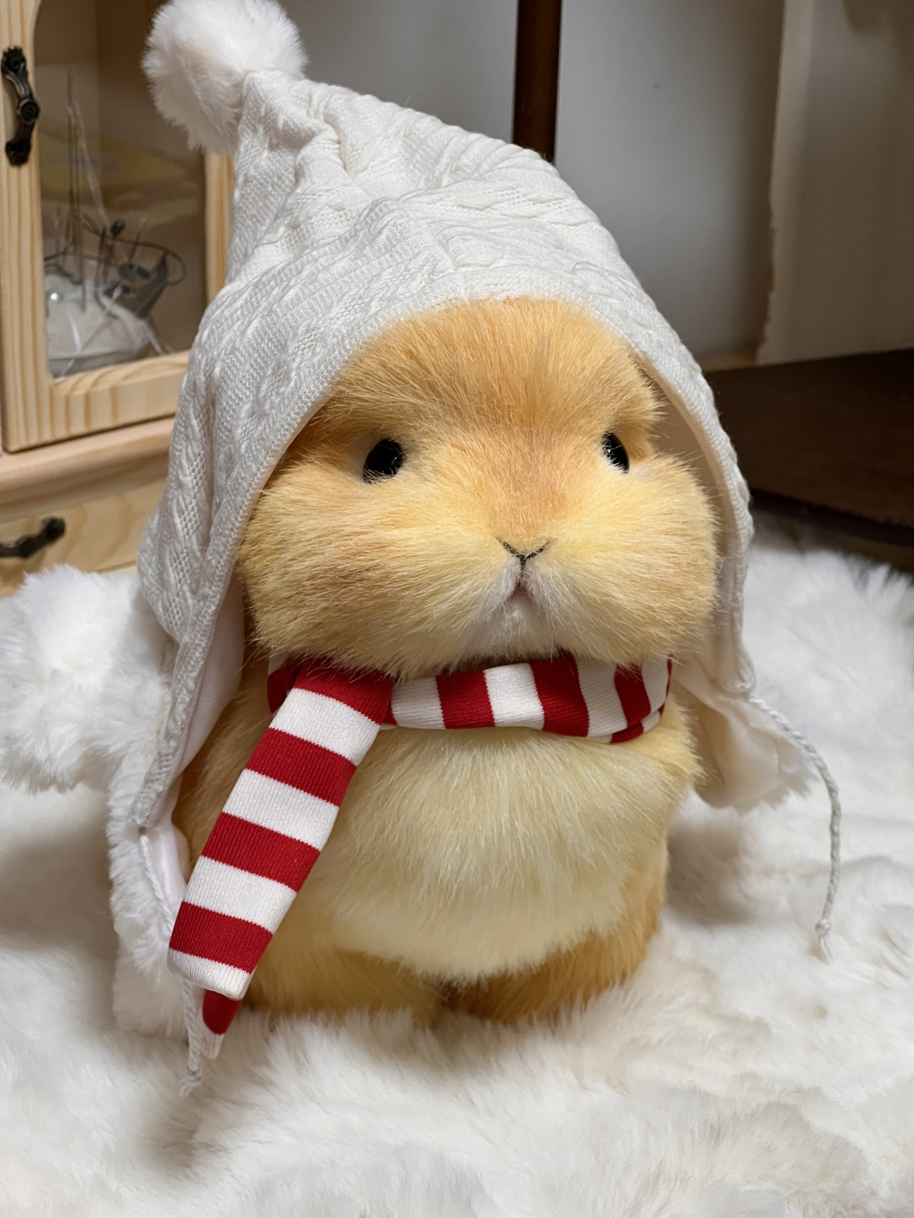 Mochi Bunny｜手作り癒しうさぎぬいぐるみ中｜ふわふわもこ合し式ぬいぐるみ 5,432円