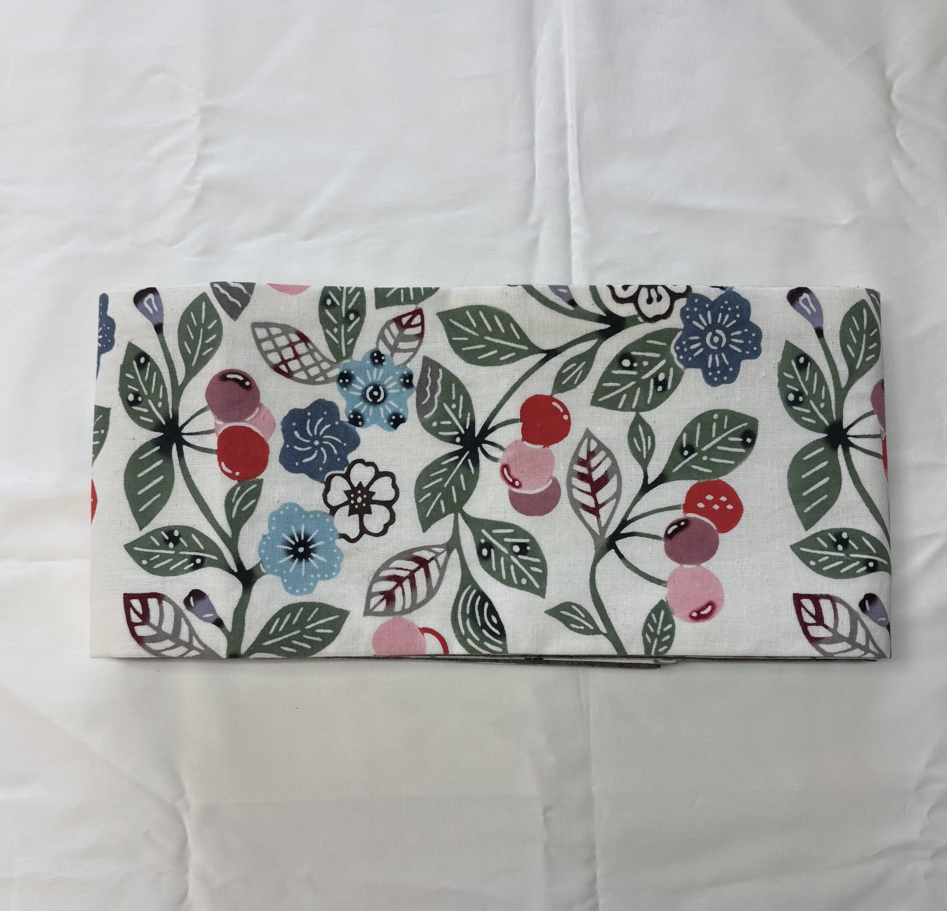 紅型　さくらんぼ　半幅帯【送料無料】