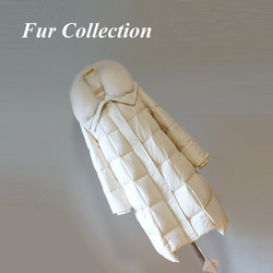 ゴージャスなボリューム感☆本格防寒フォックスファーコート白ファー