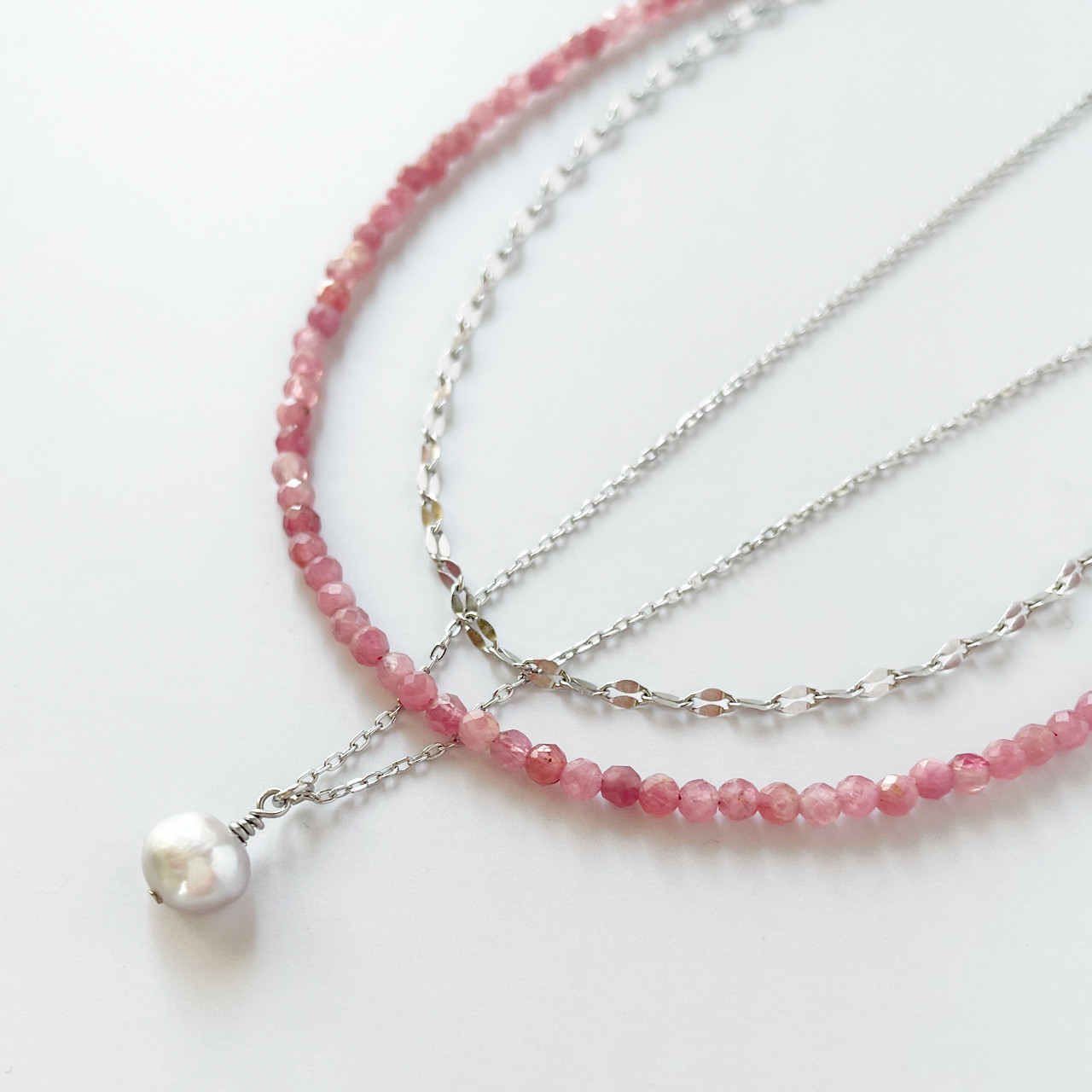 【選べる春色3点セット】 淡水パール 天然石  Creema限定  大人ピンク 大人ブルー 春の超早割2026