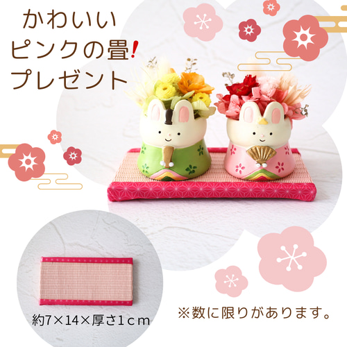 hinaうさちゃん❀花音 うさぎ 桃の節句 おひなさま ひな祭り かわいい