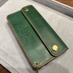 トラッカーウォレット TW03-G グリーン 緑 財布 長財布 長財布 Ashitae