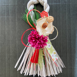 木の実デコのガーランド クリスマスオーナメントにも ガーランド