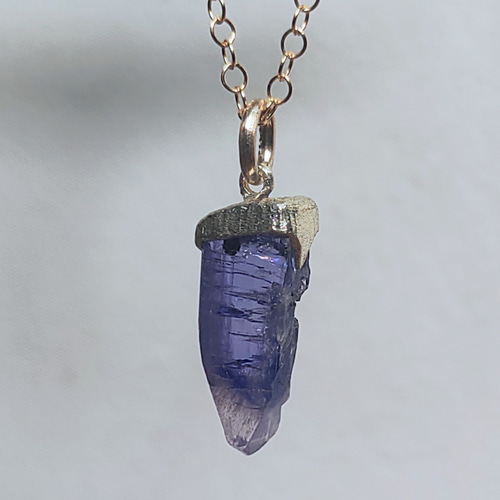 鉱物の表情＊tanzanite K10 top ペンダントトップ Roro 通販 20226231