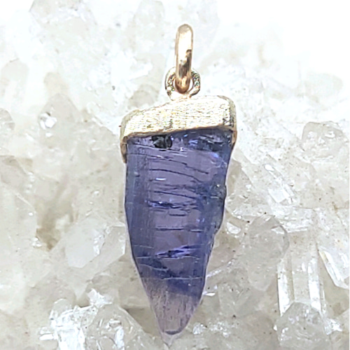 鉱物の表情＊tanzanite K10 top ペンダントトップ Roro 通販 20226231