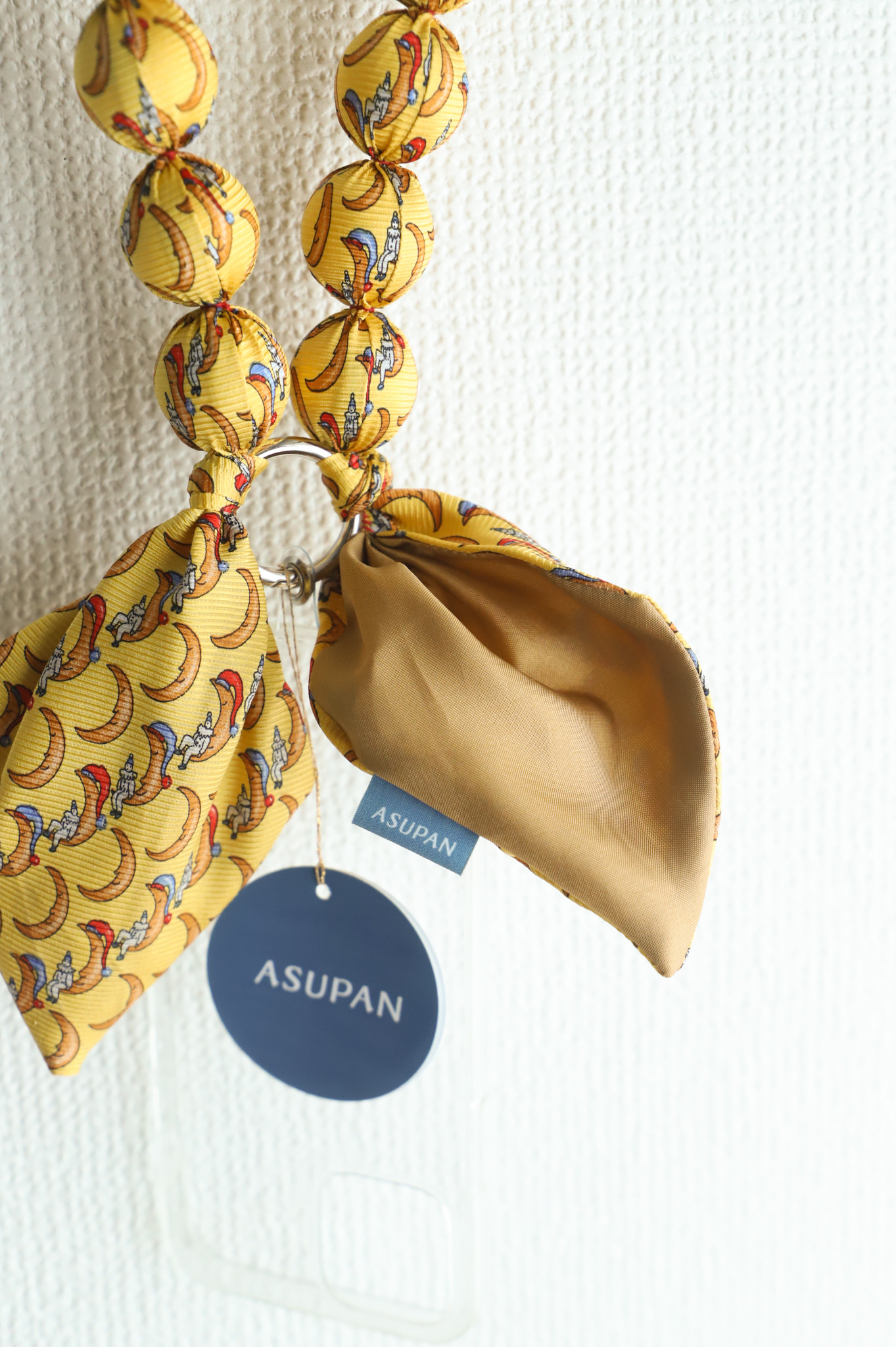 ぽこぽこスマホストラップ【お月さまのゆりかごでウトウト】