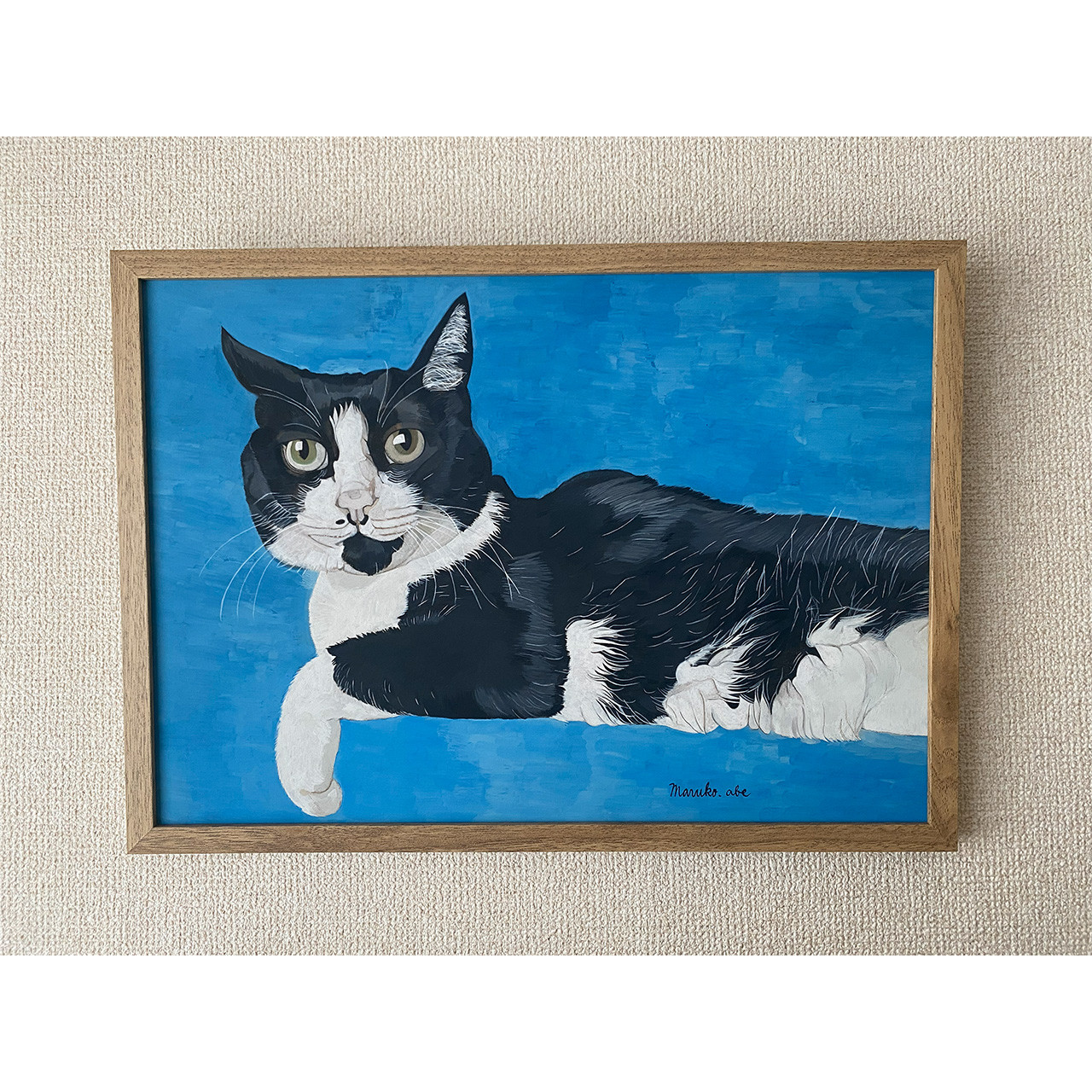「ウメ8」猫イラスト（原画）