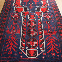 120×78cm アフガニスタン手織り絨毯 カールモハメディ ペルシャ絨毯 135×81cm アフガニスタン手織り絨毯 カールモハメディ ペルシャ絨毯