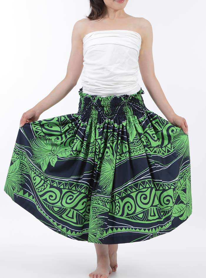 パウスカート　フラダンス　太って見えないパウスカート　p00917　受注生産および即納