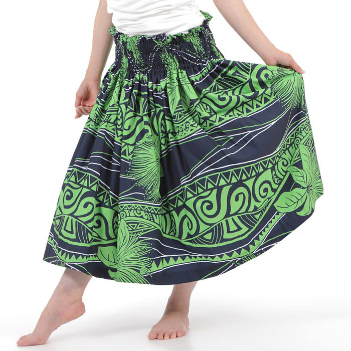 パウスカート　フラダンス　太って見えないパウスカート　p00917　受注生産および即納