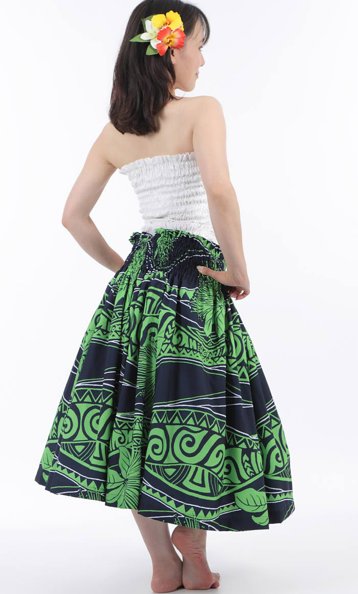 パウスカート　フラダンス　太って見えないパウスカート　p00917　受注生産および即納