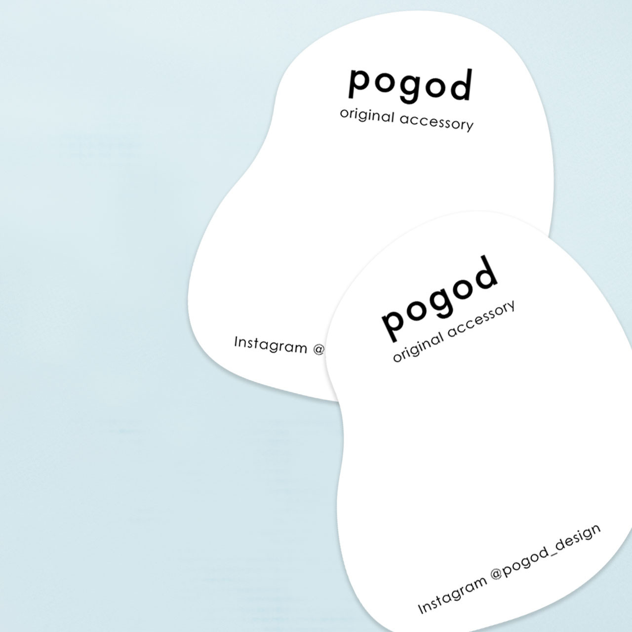 【K-2】アクセサリー / ピアス台紙　変形