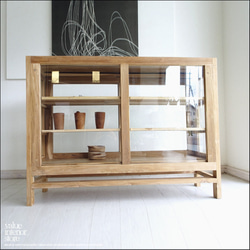 無垢材 コレクションケースTiah ショーケース 木製ガラスケース 卓上