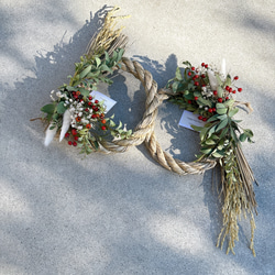 しめ縄　しめ縄飾り　お正月飾り　グリーン　20¥4年 しめ縄 しめ縄飾り お正月飾り グリーン 20¥4年