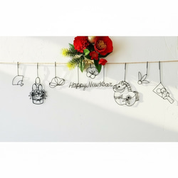 春色 桜のガーランド 〜ワイヤークラフト〜【桜ハンドメイド2025