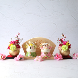 HANDMADE お祝い お雛祭りギフト おひなまつり 楽天市場】プリザーブドフラワー プリザーブドフラワー　お雛様セット フラワー・リース